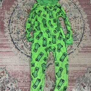 Boys 14/16 Minecraft onesie pajamas
